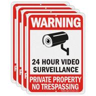 faittoo trespassing surveillance reflective protected logo