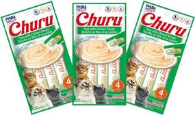 img 4 attached to Premium Inaba Churu Tuna with Chicken Lickable Purée Natural Cat Treats - 12 Tubes