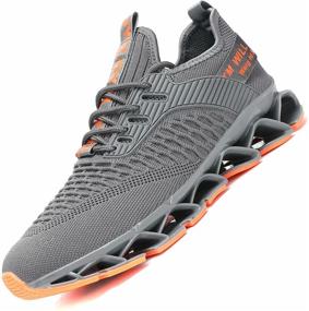 img 4 attached to 👟 Chopben Mens Breathable Athletic Lightweight Shoes - Fashionable Sneakers