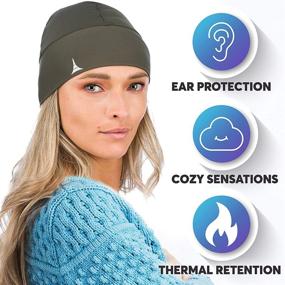 img 3 attached to Moisture-Wicking Beanie Skull Cap: Perfect Helmet Liner for Optimal Performance. Fits Under Helmets with Ultimate Sweat Wicking Abilities.