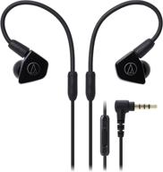 audio technica ath ls50isbk monitor headphones control logo