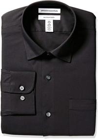 img 4 attached to Amazon Essentials: Wrinkle Resistant Men's Shirts - Standard Regular Fit Collection