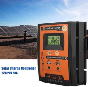 img 3 attached to 50A Qiilu PWM Solar Charge Controller with Dual ⚡️ USB LCD Display - Intelligent Regulator for Solar Panel Battery