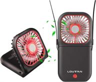 🔋 adjustable speed usb rechargeable battery cooling fan - portable mini handheld fan - small folding fan with emergency mobile phone power bank - ideal for indoor, outdoor, and travel логотип