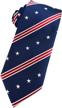 kooelle american jacquard patriotic neckties men's accessories and ties, cummerbunds & pocket squares logo