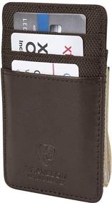 img 2 attached to 💼 Black Travelon Safe ID Accent Money Clip Wallet - One Size