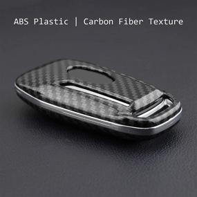 img 2 attached to 🔑 Enhanced ABS Carbon Fiber Key Shell for Ford F150, Mondeo, Mustang, Edge, and Explorer vehicles