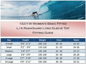 img 1 attached to 👚 Body Glove 13211W Women's Long Sleeve Rashguard Top: Ultimate Comfort and Fit