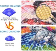 🎥 5d full drill square diamond painting kits: movie pictures for home décor logo