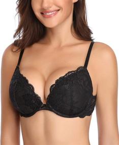 img 3 attached to Deyllo Women's Comfort Underwire Cup (Black) - Lingerie, Sleepwear, and Loungewear for Women