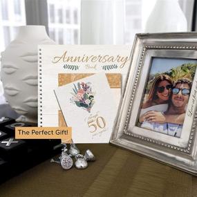 img 1 attached to Wedding Anniversary Book: A Hardcover Journal for 1st to 50th Year Celebrations - Perfect Couple Gifts for Him & Her - Personalized Marriage Presents for Husband & Wife