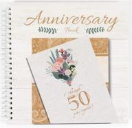 wedding anniversary book: a hardcover journal for 1st to 50th year celebrations - perfect couple gifts for him & her - personalized marriage presents for husband & wife logo