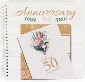 img 4 attached to Wedding Anniversary Book: A Hardcover Journal for 1st to 50th Year Celebrations - Perfect Couple Gifts for Him & Her - Personalized Marriage Presents for Husband & Wife