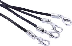 img 2 attached to 📿 Pack of 50 Black Necklace Extension Chains for Beading & Jewelry Making