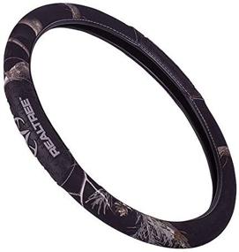 img 4 attached to 🌳 Protect Your Steering Wheel in Style with Realtree Edge Camo/Americana Steering Wheel Cover for Trucks, Cars, and SUVs
