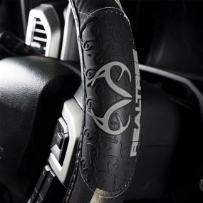 img 1 attached to 🌳 Protect Your Steering Wheel in Style with Realtree Edge Camo/Americana Steering Wheel Cover for Trucks, Cars, and SUVs