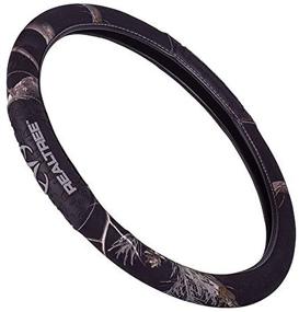img 3 attached to 🌳 Protect Your Steering Wheel in Style with Realtree Edge Camo/Americana Steering Wheel Cover for Trucks, Cars, and SUVs