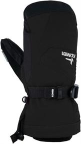 img 1 attached to KOMBI Storm Mittens Black YOUTH Outdoor Recreation