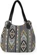idailu multi colored jacquard multi pocket serpentine women's handbags & wallets in hobo bags logo