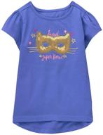 👕 gymboree girls' toddler easy li'l short sleeve graphic tee: stylish and comfortable apparel for little girls logo