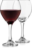 set of 4 libbey classic red wine glasses - enhance your wine experience logo