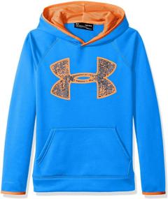 img 2 attached to Худи Under Armour с символом черный красный для мальчиков, одежда и активный стиль.