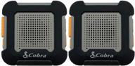 🐍 cobra act220b chat tag rock: waterproof, hands-free, rechargeable walkie talkies (2 pack) - long range 12-mile two way radio set logo