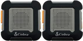 img 4 attached to 🐍 Cobra ACT220B Chat Tag Rock: Waterproof, Hands-Free, Rechargeable Walkie Talkies (2 Pack) - Long Range 12-Mile Two Way Radio Set