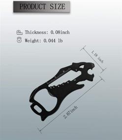 img 3 attached to Keychain Multi Tools Multifunction Screwdriver Stainless