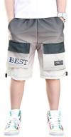 🩳 boys' summer shorts - volunboy relaxed fit bottoms for trendy clothing logo