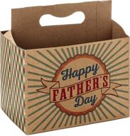 🎁 hallmark happy father's day 6-pack gift bag with bottle holder logo