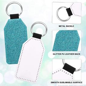 img 2 attached to Sublimation Keychains Keychain Neoprene Wristlet