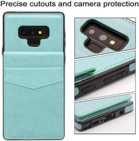 img 1 attached to 📱 LakiBeibi Note 9 Case - Premium Leather Wallet & Card Slot Flip Case for Samsung Galaxy Note 9 (2018) - Mint