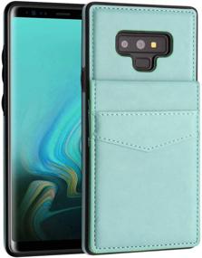 img 3 attached to 📱 LakiBeibi Note 9 Case - Premium Leather Wallet & Card Slot Flip Case for Samsung Galaxy Note 9 (2018) - Mint