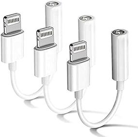 img 1 attached to 🎧 Адаптер для наушников Apple MFi Certified 3 Pack для iPhone - переходник Lightning до аудиоразветвителя 3,5 мм от AKAVO - совместим с iPhone 7 8 11 11 Pro 12 12 Pro X XR XS XS Max.