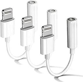 img 4 attached to 🎧 Адаптер для наушников Apple MFi Certified 3 Pack для iPhone - переходник Lightning до аудиоразветвителя 3,5 мм от AKAVO - совместим с iPhone 7 8 11 11 Pro 12 12 Pro X XR XS XS Max.