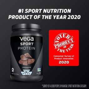 img 3 attached to Vegan Protein Powder Vanilla - Vega Sport (14 servings, 20.4 oz) - Plant-Based, BCAAs, Amino Acid, Tart Cherry, Non Dairy, Gluten Free, Non GMO - Improved Packaging