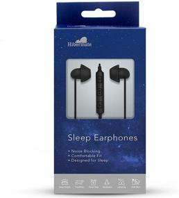 img 4 attached to Hibermate Sleep Headphones: Stereo Sound-Isolating Ear Buds with 3 Interchangeable Tips for Any Ear Size, Ideal for Sleeping, Sports, and Workouts - Includes In-line Volume Control and Mic.