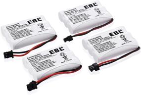 img 4 attached to EBL BT-446 Cordless Phone Battery - 1000mAh 3.6V Ni-MH Replacement Battery for Cordless Phone BT-446, BT-1005, TRU8885, TRU8885-2 (Pack of 4)