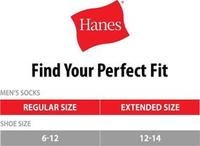 img 1 attached to 🧦 Hanes 10-Pack White Crew Socks: Size 10-13 (US Men's 6-12 Shoe Size)