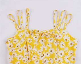 img 2 attached to Wellwits Womens Floral Sundress Vintage Women's Clothing