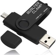 📀 быстрый двухпортовый флеш-накопитель: borlterclamp 32gb usb 3.0 флеш-накопитель для смартфонов, планшетов и компьютеров на базе android логотип