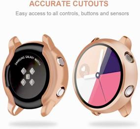 img 1 attached to [2Pack] Tensea Compatible With Galaxy Watch Active Case 40Mm Cell Phones & Accessories