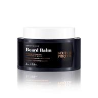 💆 scotch porter men's conditioning beard balm - hydrating, smoothing, and shine-enhancing formula, taming flyaway hair - non-toxic ingredients, paraben and sulfate-free, silicone-free - vegan - 3oz jar logo