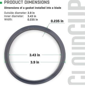 img 1 attached to Blender Replacement Parts for Nutribullet Blender 900 Series 600W and 900W - CloudCUP Gasket Accessories, 3 Pcs Gasket Replacement