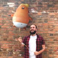 orangebaby balloon helium inflatable donald logo