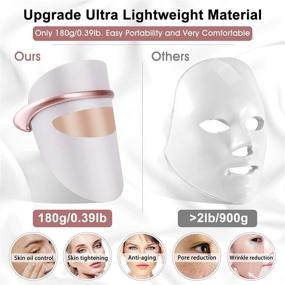 img 3 attached to Meifuly LED Light Mask - Lightweight with 7 Vibrant Colors