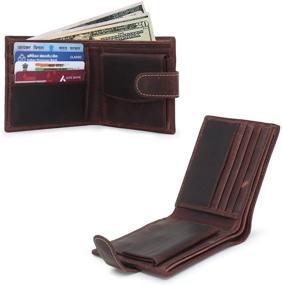 img 2 attached to 👔 Zap Impex: Stylish Men's Accessory Collection - Genuine Leather Wallets, Card Cases & Money Organizers