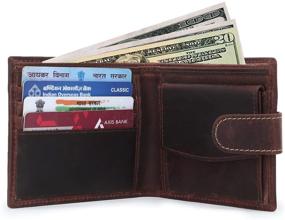 img 3 attached to 👔 Zap Impex: Stylish Men's Accessory Collection - Genuine Leather Wallets, Card Cases & Money Organizers