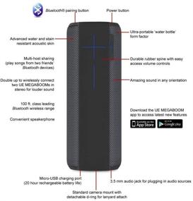 img 1 attached to 🔊 Восстановленная чёрная беспроводная Bluetooth-колонка Logitech UE Megaboom Ultimate Ears